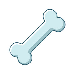 dog bone icon, dog bone vector illustration-simple illustration of dog bone, perfect for dog bone logos and icons