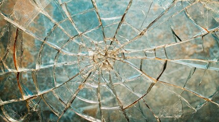 Shattered Glass: A Study in Fractured Textures