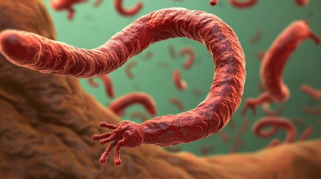 Detailed Illustration of Leishmania Parasite in High Resolution