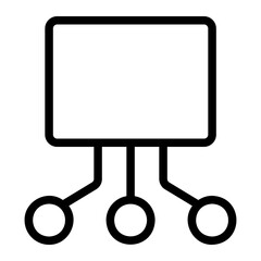 hierarchy line icon