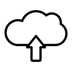 upload line icon