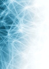 Abstract Blue and White Intertwined Lines, Glowing Energy, Light and Bright Gradient Background