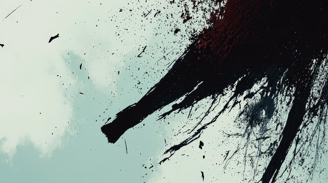 Parainfluenza Virus Abstract Artwork in Low Resolution Style
