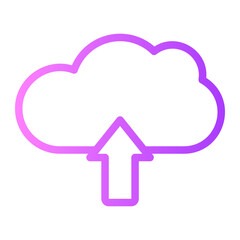 upload gradient icon