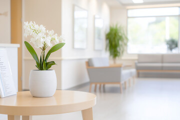 クリニックやサロンなどの待合室イメージ