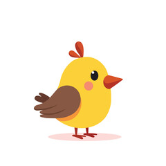 A beautifully crafted vector bird featuring detailed feathers and vibrant colors.
