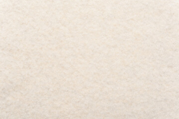 Background texture of white woven fabric for wear made of fiber synthetic and wool.