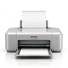 printer isolated on white background