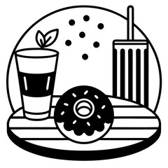 illustration of a glass of juice