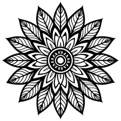 abstract floral ornament