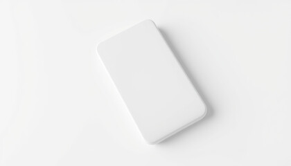 Smartphone Mockup on White  Background