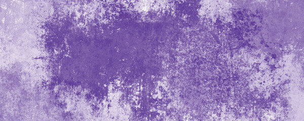 Purple Watercolor Swirls on a Rough Grunge Texture with an Aged, Vintage Finish

