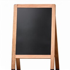 blank blackboard isolated on white