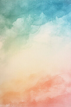 P A soft watercolor gradient background with