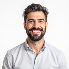 Obraz premium A happy man looking smiling