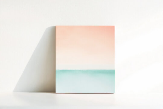 P A soft watercolor gradient background with