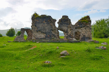 Tormak church (Tormakavanq) ruins near Gyulagarak village (Lori province, Armenia)
