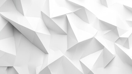 Obraz premium Geometric white abstract banner background