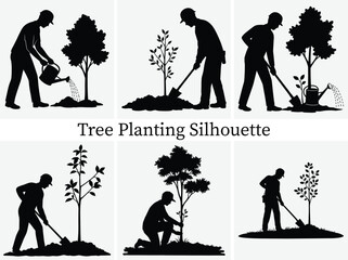  Eco-Friendly Tree Planting Silhouette Design