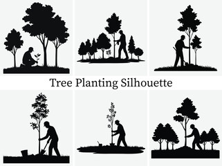  Eco-Friendly Tree Planting Silhouette Design