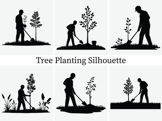  Eco-Friendly Tree Planting Silhouette Design