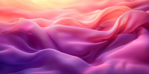 Obraz premium Pastel sky Softly swaying curtains Motion-capture video