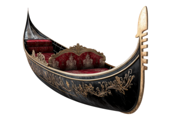 Venetian luxury gondola.