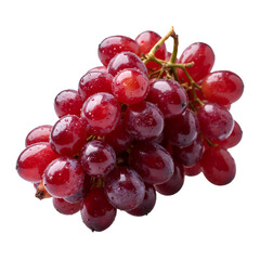Fototapeta premium Fresh Red Grapes Isolated on White Background