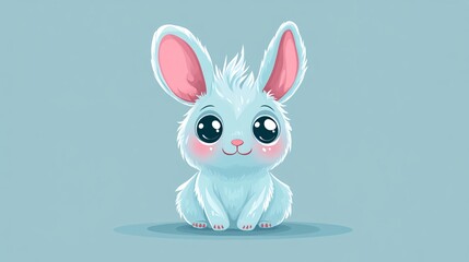 Obraz premium Adorable Little Flemish Animal Kawaii Character Vector Illustration