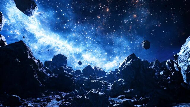 Breathtaking View of an Alien Planet in Deep Space - made with Generative AI