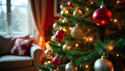 Christmas Tree Decorations Holiday Festive