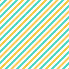 Geometric Spring Backgrounds, Blue Ocean and Yellow Color Seamless Pattern, Digital Paper