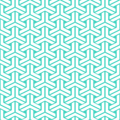Geometric Spring Backgrounds, Blue Ocean and Yellow Color Seamless Pattern, Digital Paper