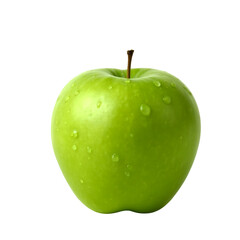 "Green Apple Isolated on White Background"