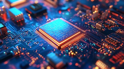 Employees are verifying nanometer-scale accuracy in chip feature dimensions.