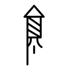 Carnival Party Vector Line Icon Design