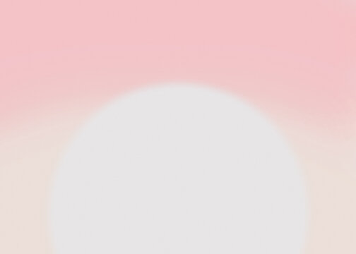 Pink, Orange and White Abstract Pastel Radial Gradient Background with Grain
