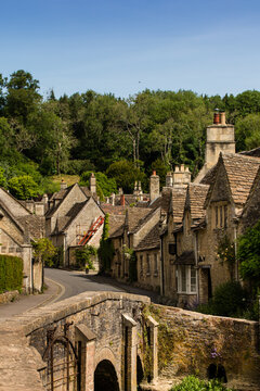 Castle Combe, Wiltshire UK, Cotswolds, England, United Kingdom