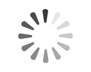 Obraz premium Loading bar status icon. Vector illustration. Vector loaded icons. Download progress. Donload or Upload.