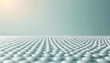 Abstract background of many light green ovals