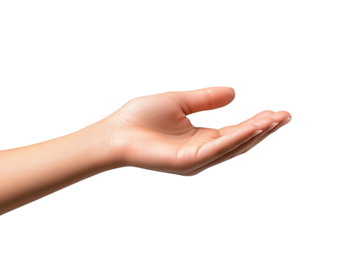 A hand holds an unseen object against black background, study in mystery and anticipation