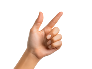 Hand pointing up, a guide to nonverbal communication through gestures and body language