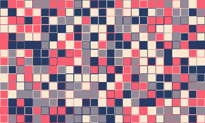 Colorful structured mosaic pattern, perfect for graphic textile designs, covers, or creative backgrounds with a touch of modern elegance.