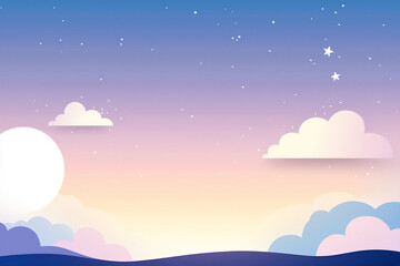 Simple gradient background solid color in sha