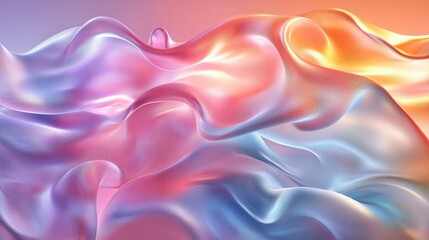 Fototapeta premium Futuristic holographic designs creating a series of abstract backdrops. 