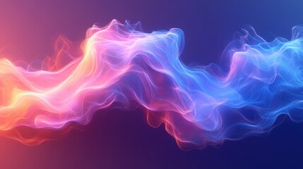 Obraz premium Colorful abstract smoke background with flowing patterns and textures in various shades of blue and purple