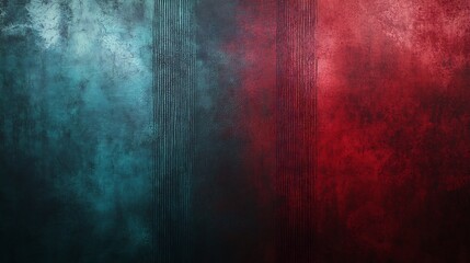 Moody teal and crimson smoke swirls dramatically contrast. AI Generated