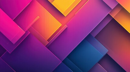 Fototapeta premium Chromatic abstract with vibrant neon gradients transitioning seamlessly into dark purple