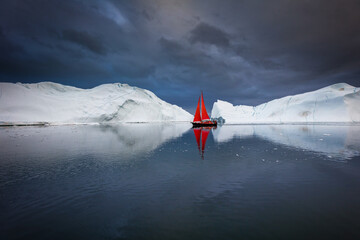 Midnight Sun in Greenland