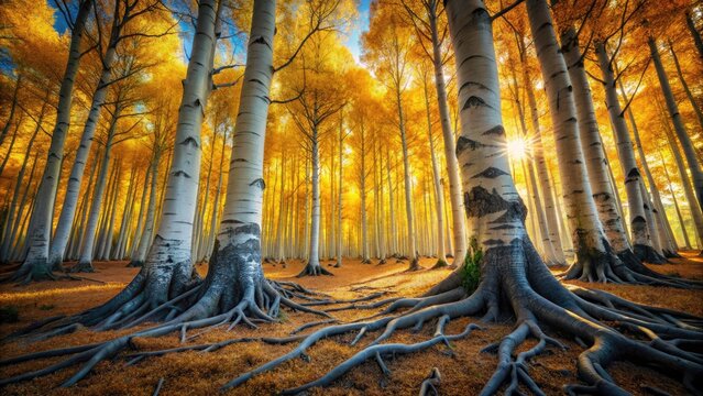 Pando: Utah's immense aspen colony, a single organism, a trembling giant in the forest.